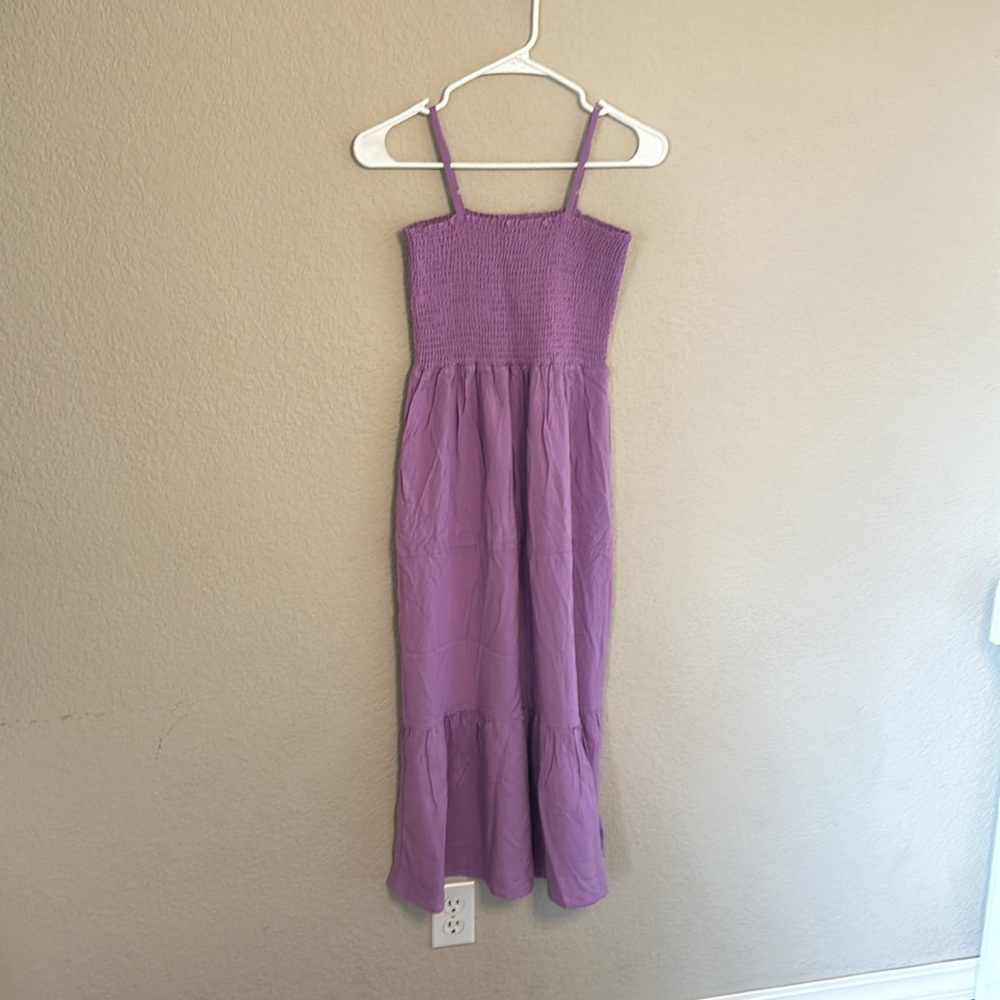 Kids purple maxi dress sz L